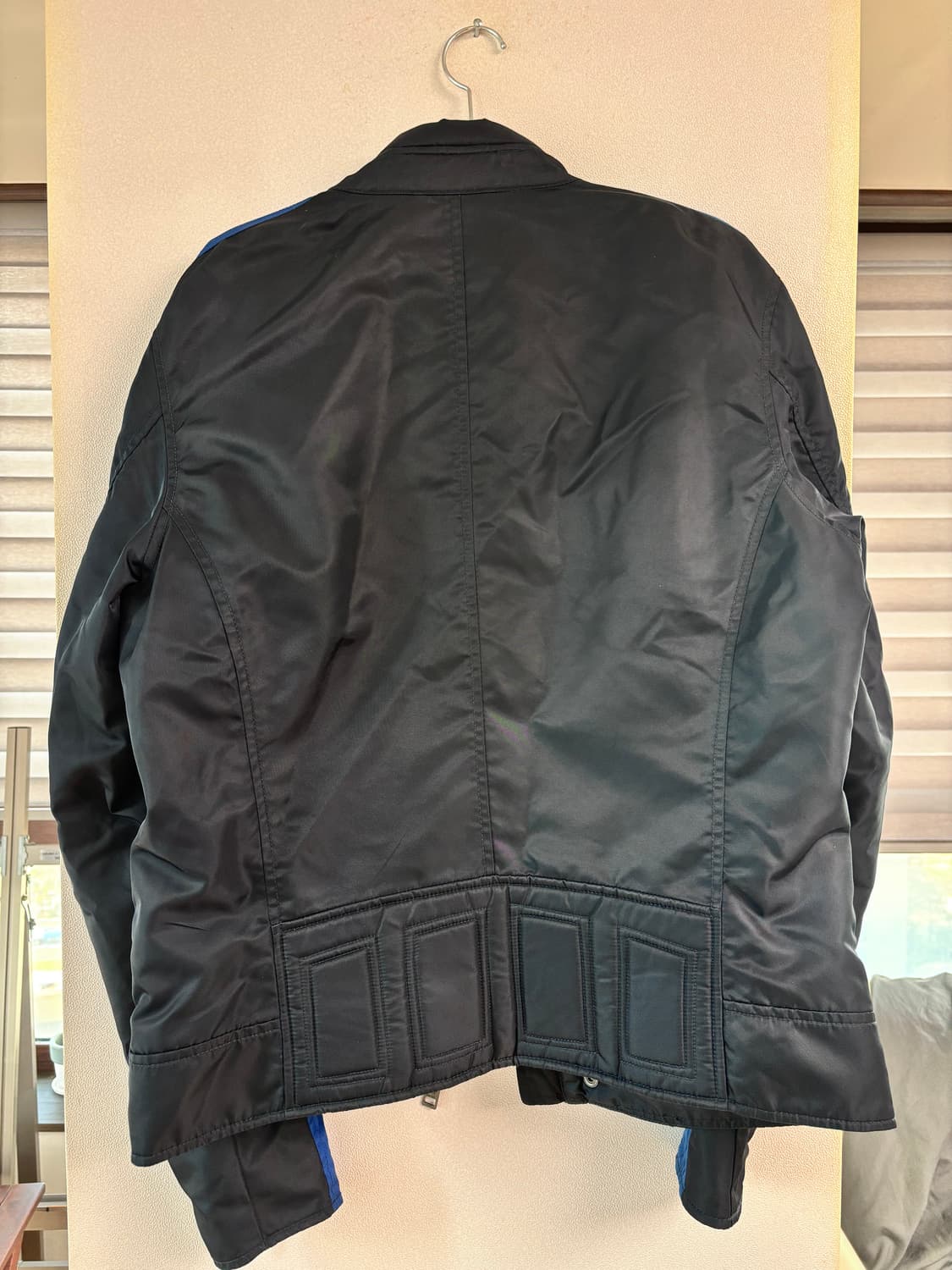 디젤 블루&블랙 나일론 바이커 자켓 (M-L) 상품이미지2