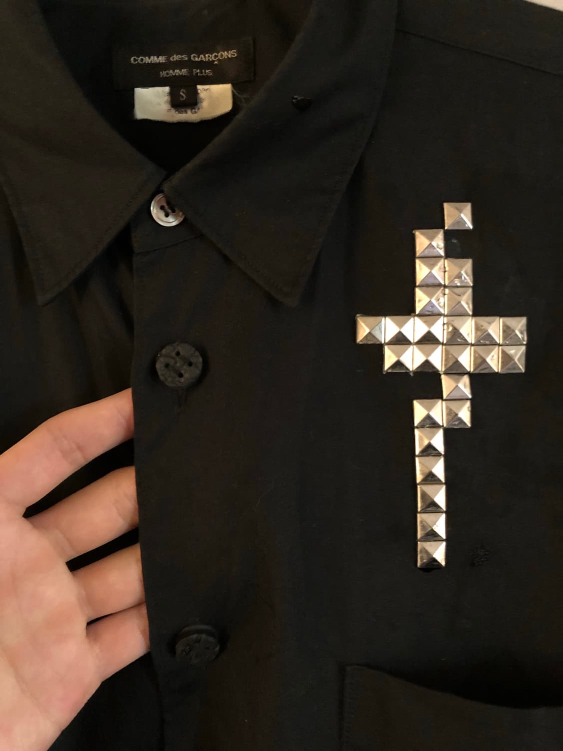 Comme des garcons stud shirt 상품이미지5