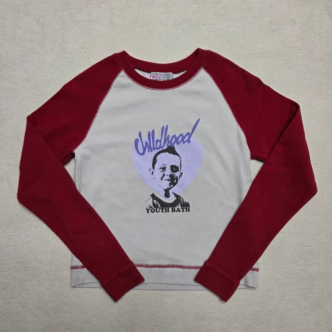 Youthbath 유스배스 래글런 티셔츠 상품이미지1