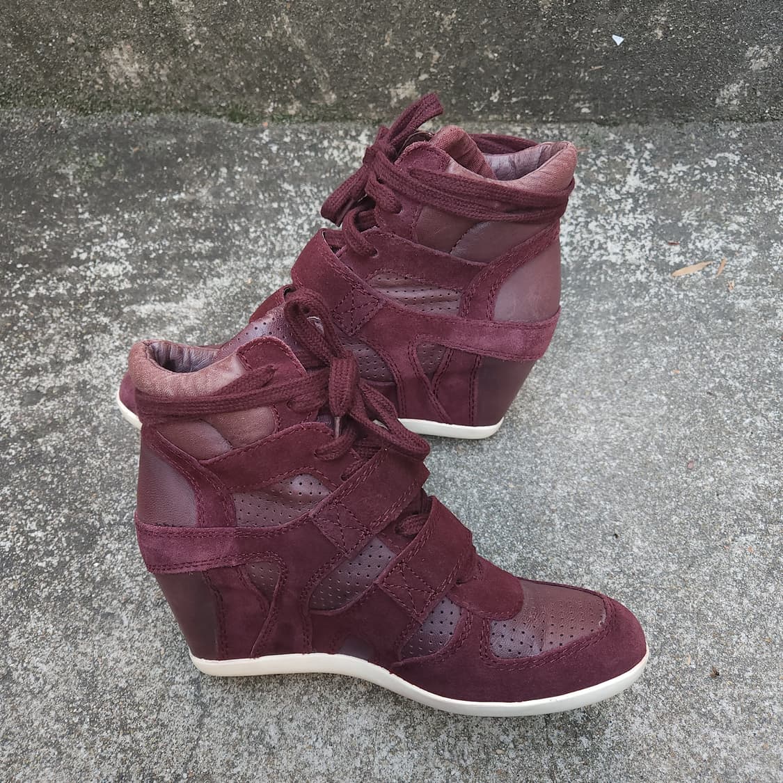 [37] ASH 스웨이드 웨지힐 스니커즈 (240) 상품이미지5