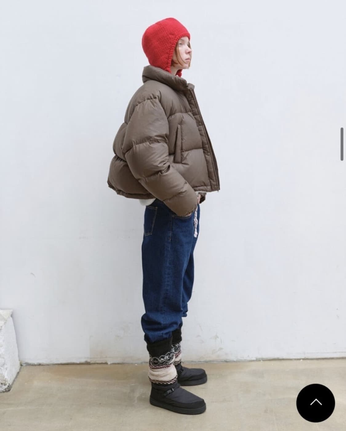 엔조블루스 숏패딩 브라운 상품이미지2