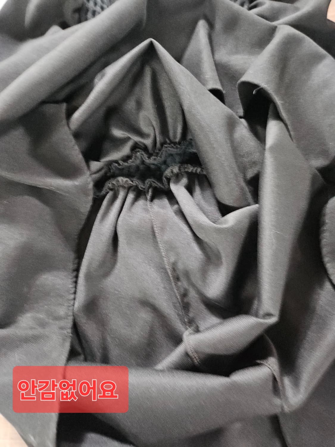 볼륨소매 니트 배색 원피스 M 상품이미지9