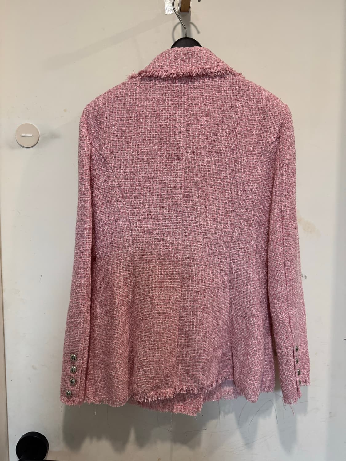 Jull log 줄로그 핑크 트위드 자켓 상품이미지4