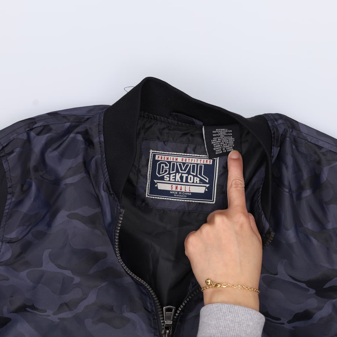 S 시빌섹터 카모 항공점퍼 0330H1 상품이미지3