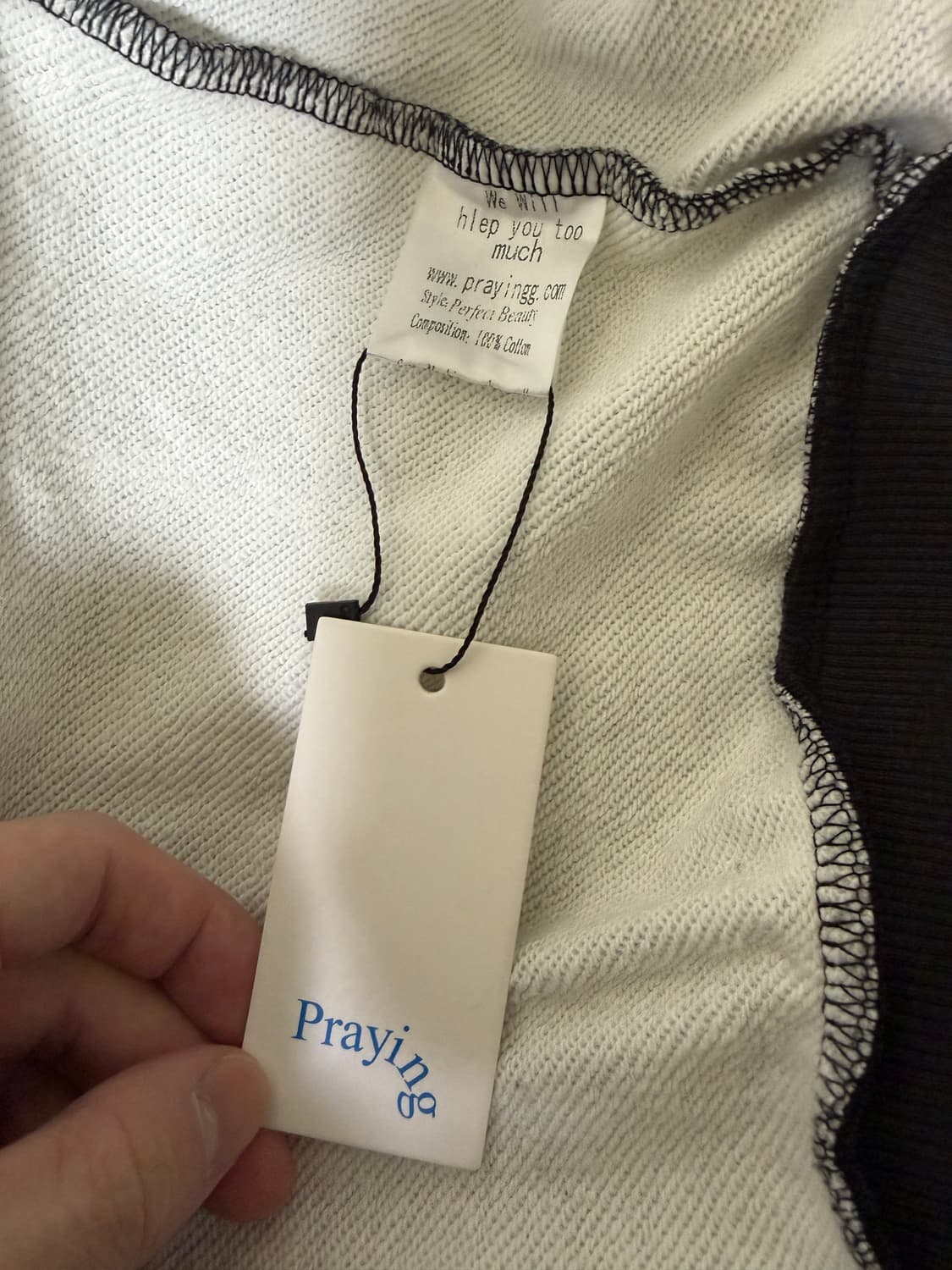 Praying 프레잉 라텍스 프린트 후드 집업 erd 상품이미지4