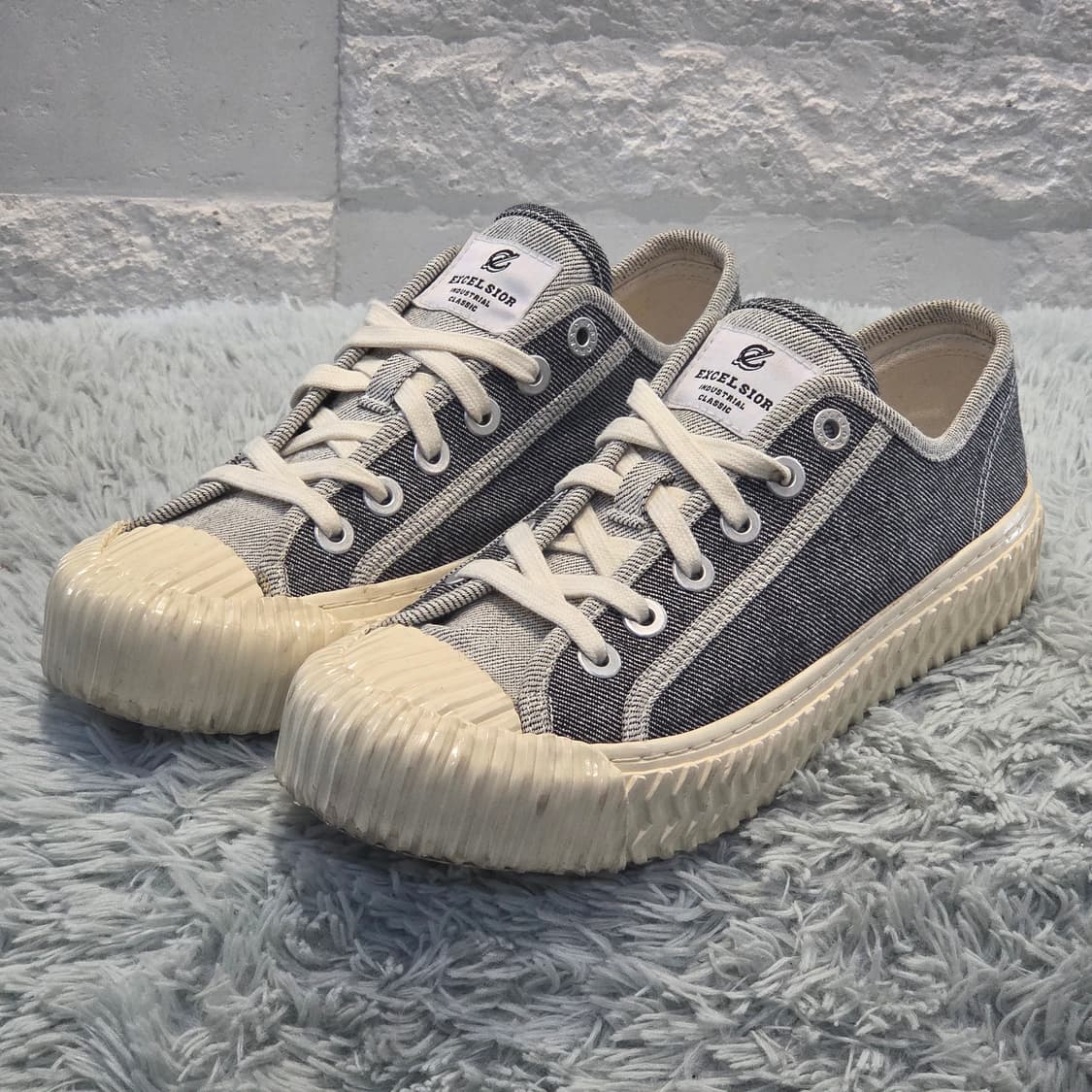 6q-12:엑셀시오르 볼트 로우 데님 블랙 (250mm)-거의새거 상품이미지1