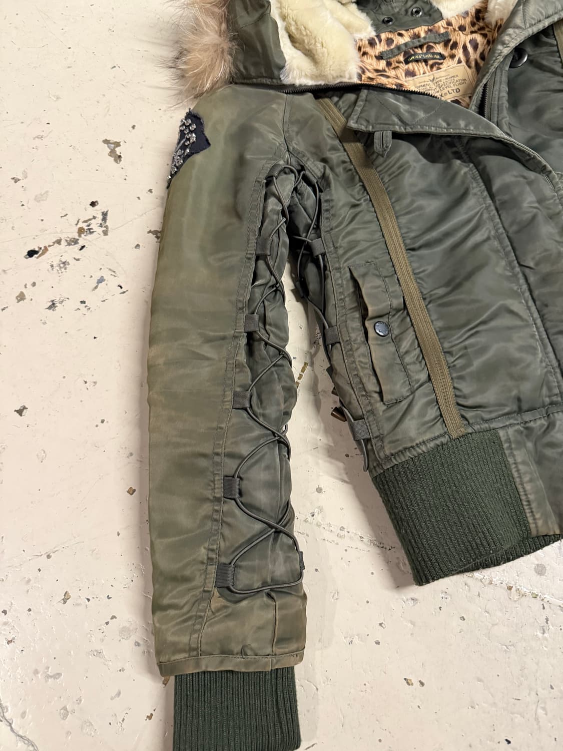 Avirex n2b lace-up point jumper 상품이미지6