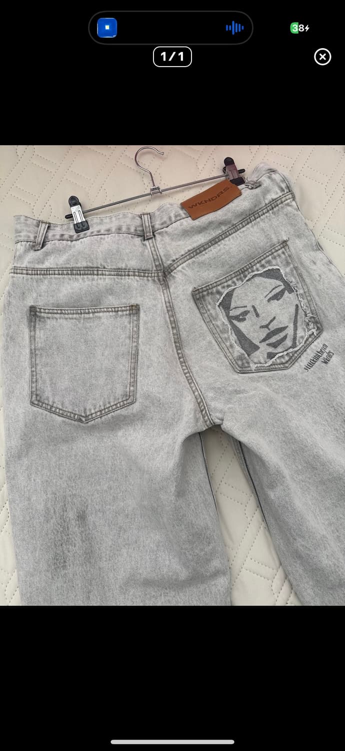 (급처) 위캔더스 페이스 데님 팬츠 그레이 (마지막 할인) 상품이미지2