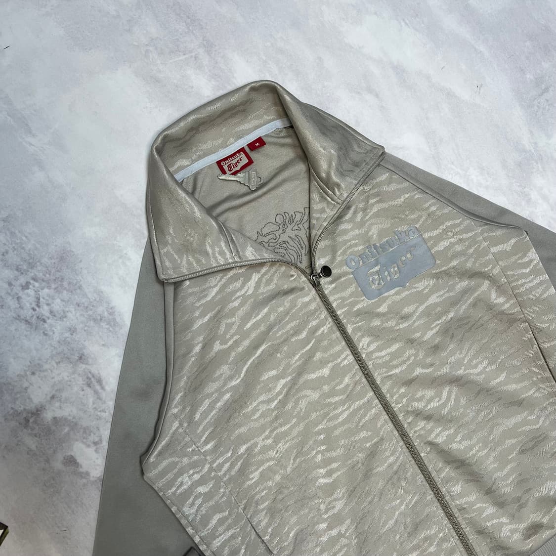 오니츠카타이거 타이거 패턴 자수 트랙탑  상품이미지3