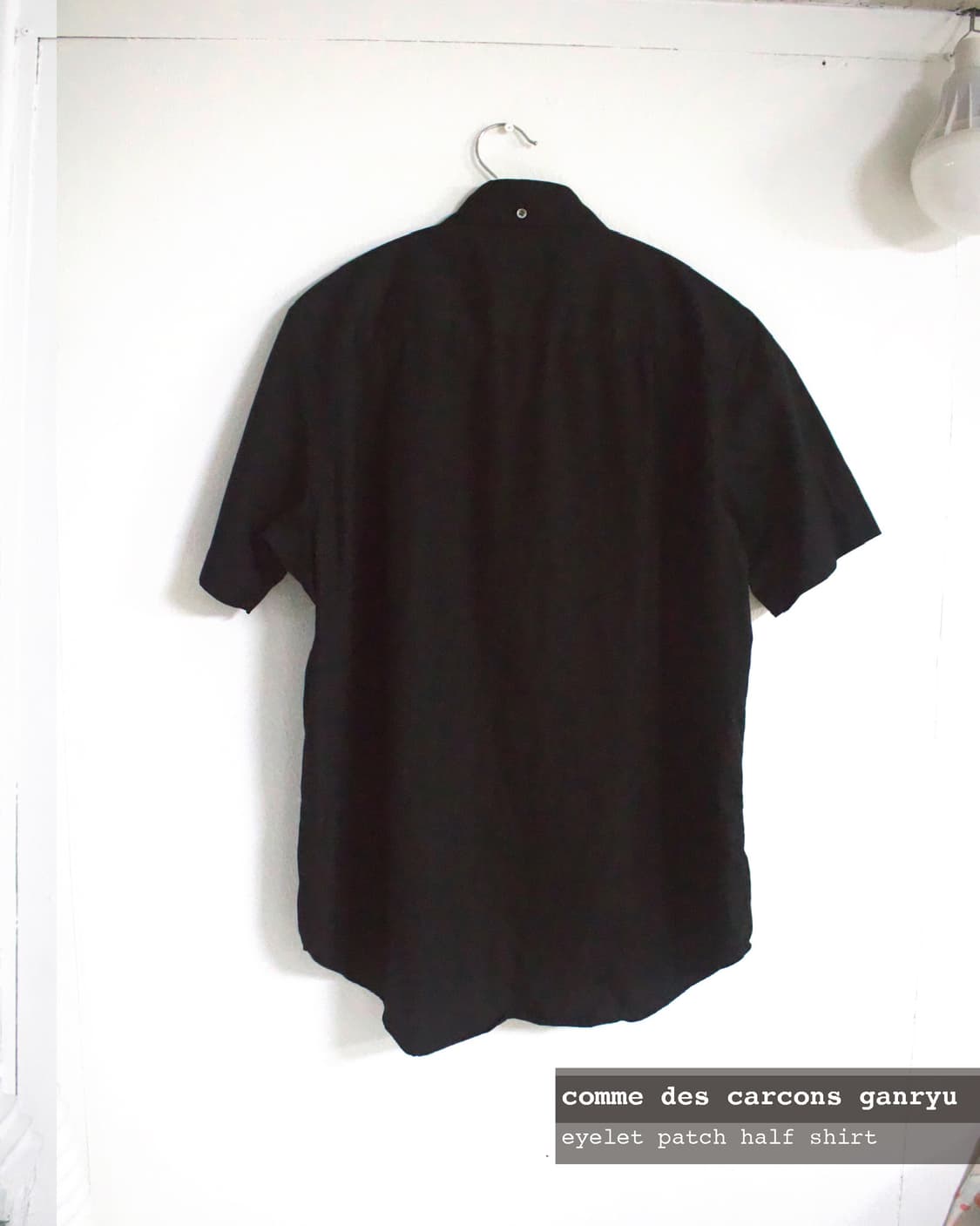 eyelet patch half shirt 상품이미지3