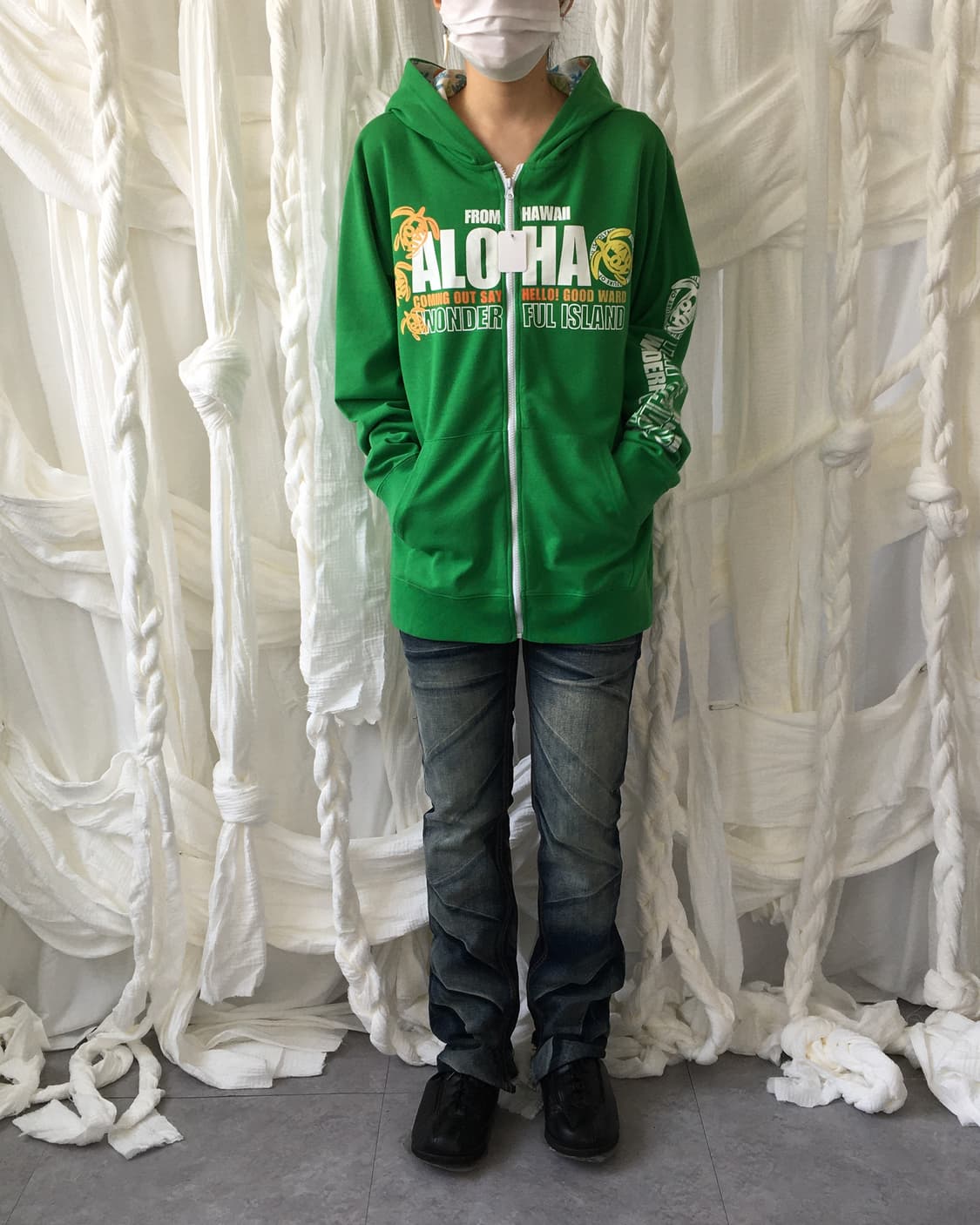 Printing hood zip up 상품이미지8
