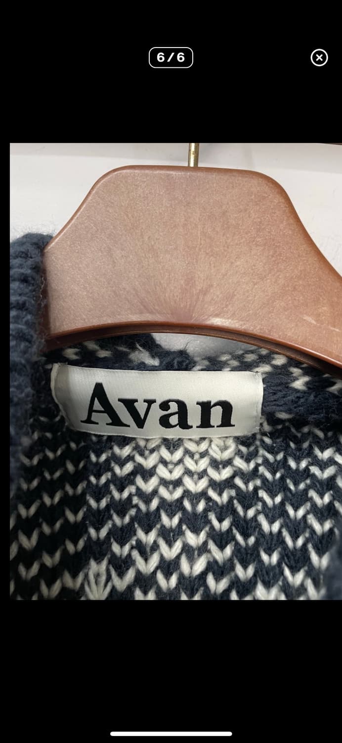 빈티지 노르딕 패턴 숏 니트 후드집업 A2933 상품이미지6