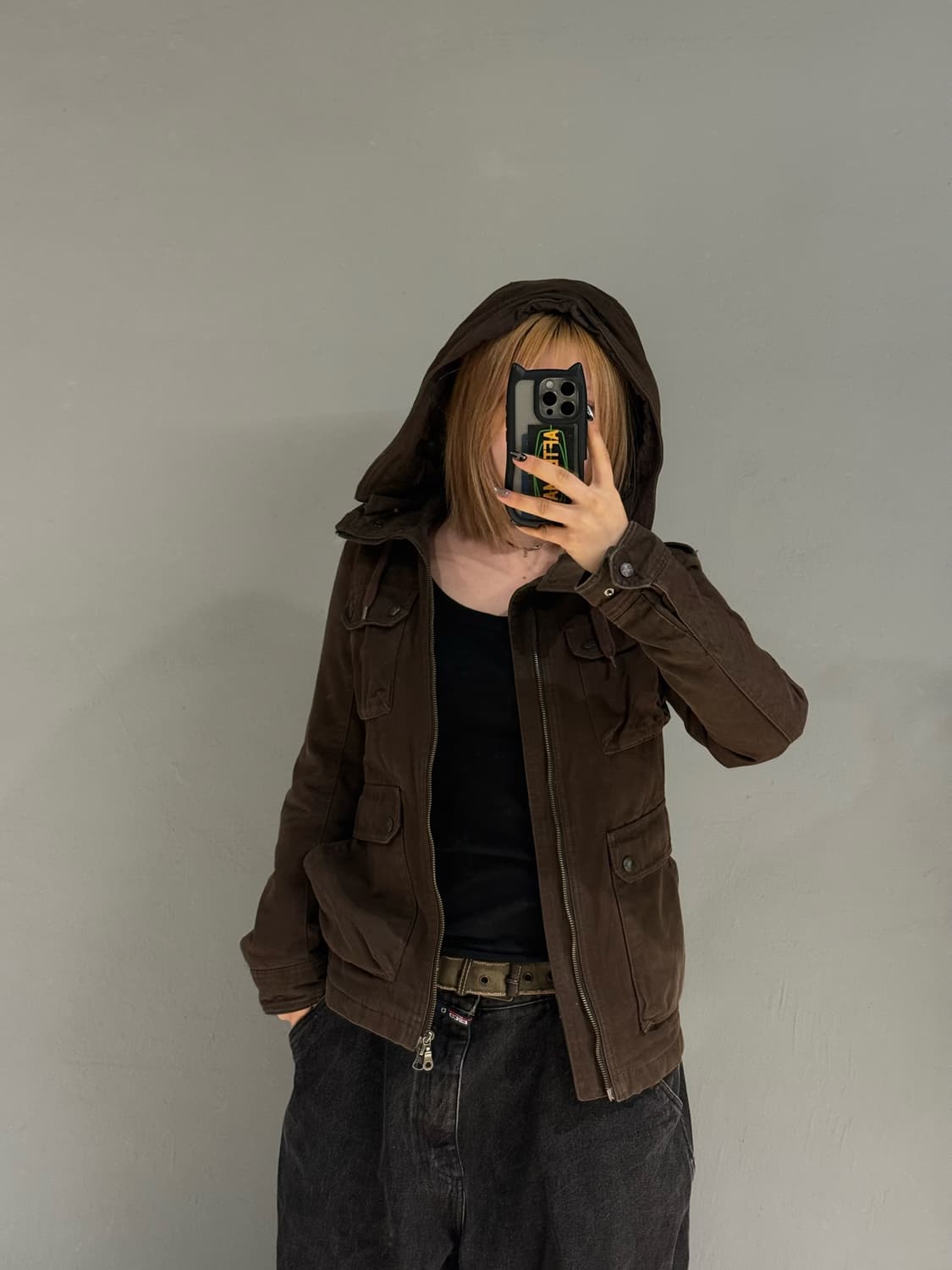 Hideaways multi pocket hood jacket 상품이미지3