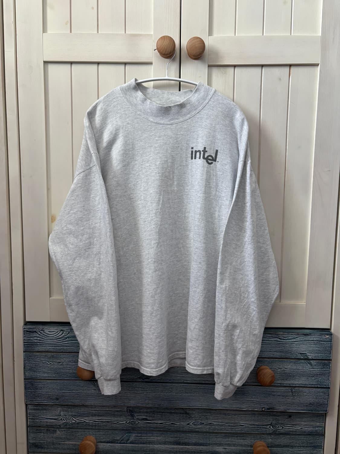 90s 인텔 롱슬리브 긴팔 xl intel vintage ls tee 상품이미지5