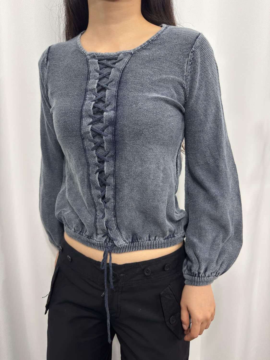 eyelet knit top 상품이미지2