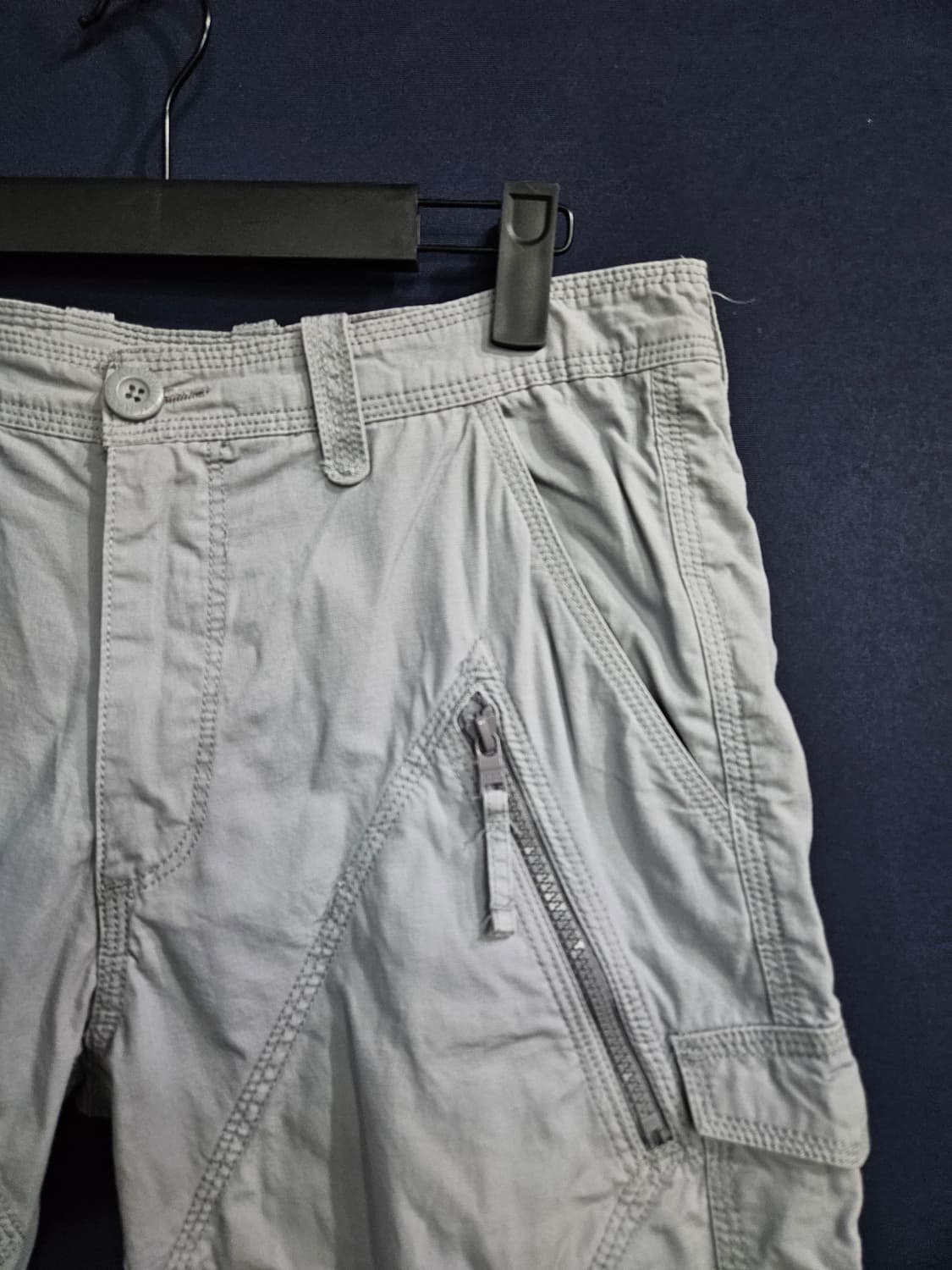 아르마니 익스체인지 라이트그레이 남성 허리 32 카고 반바지  상품이미지4