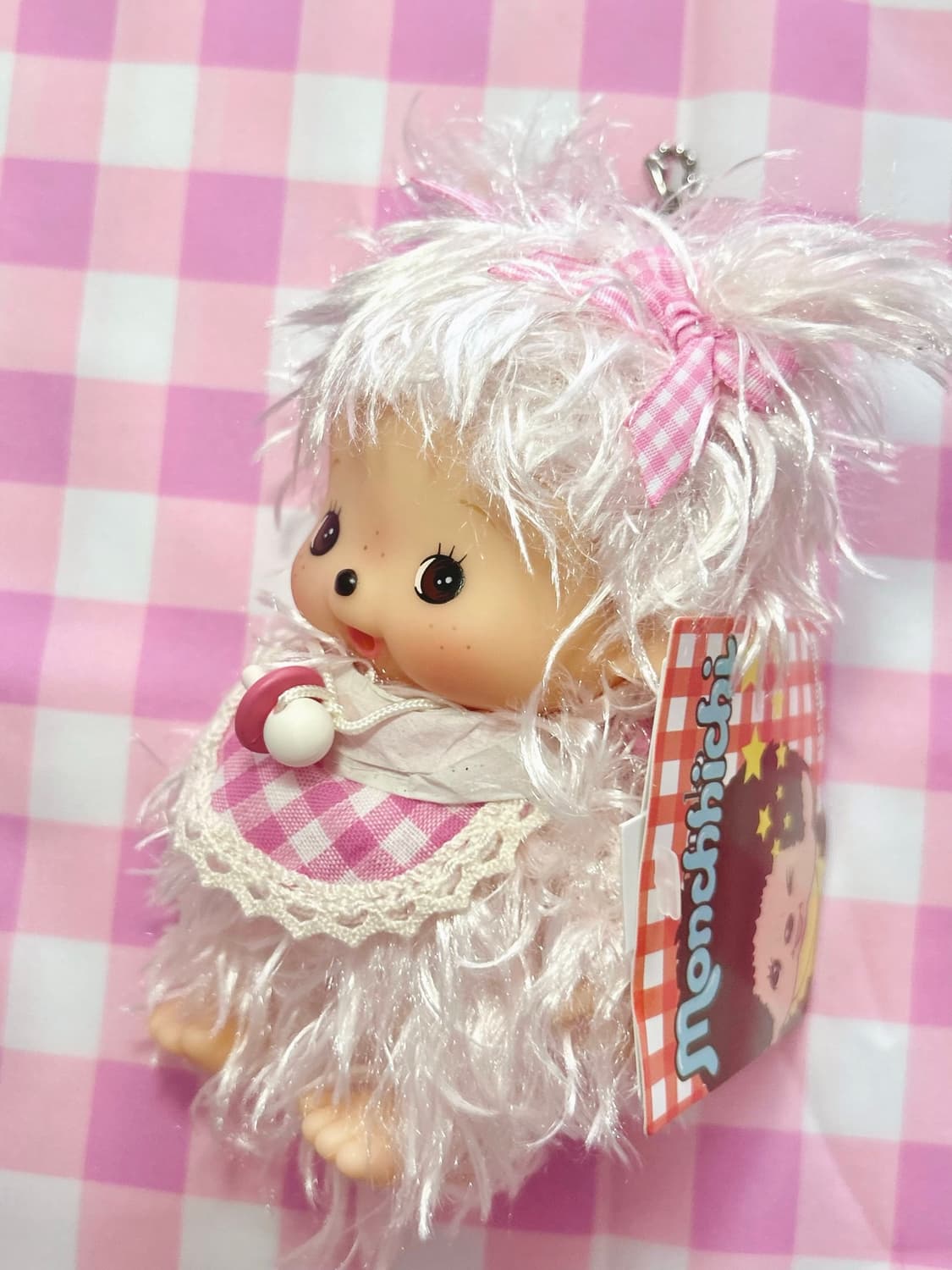 모코모코 웻헤어 핑크 베비치치 키링 /몬치치 인형 상품이미지5