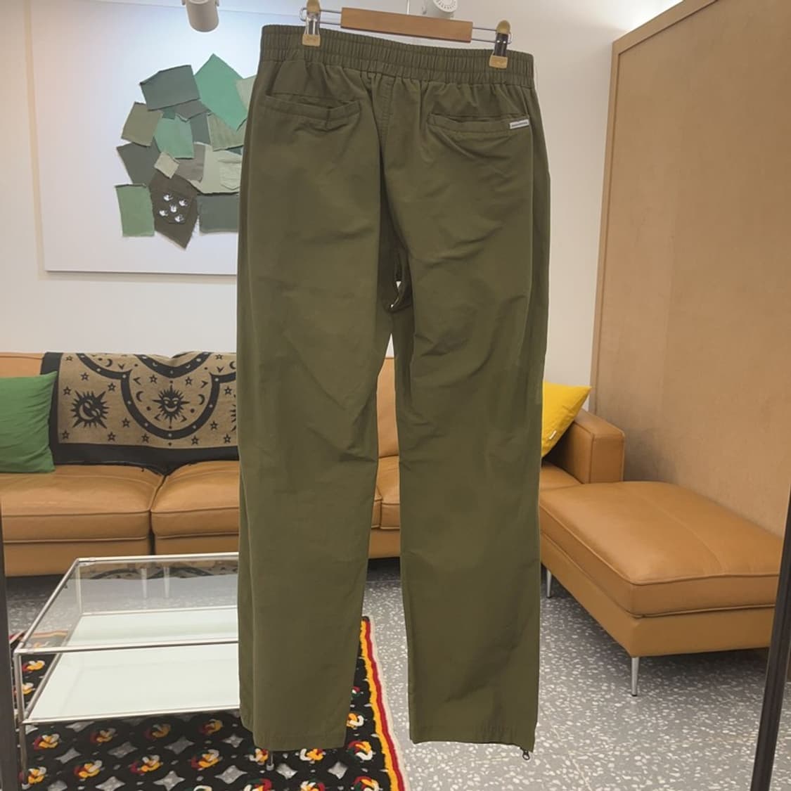 디스이즈네버댓 스트릿 힙합 사이드지퍼 말차카키 트랙팬츠 M C07876 상품이미지6