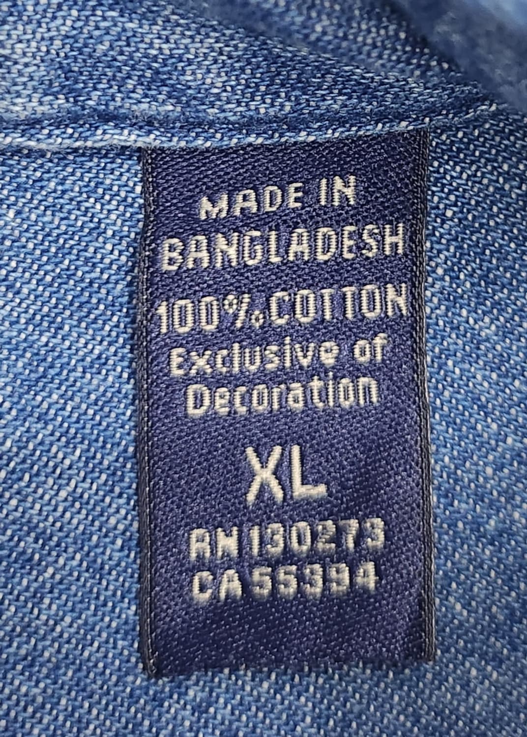 Wrangler 랭글러 데님셔츠 XL 상품이미지3