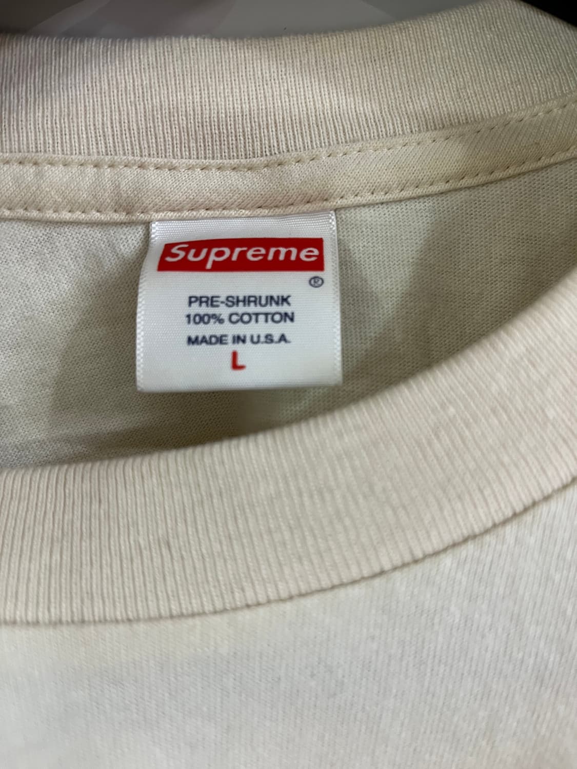 슈프림 롱슬리브 L사이즈 상품이미지3
