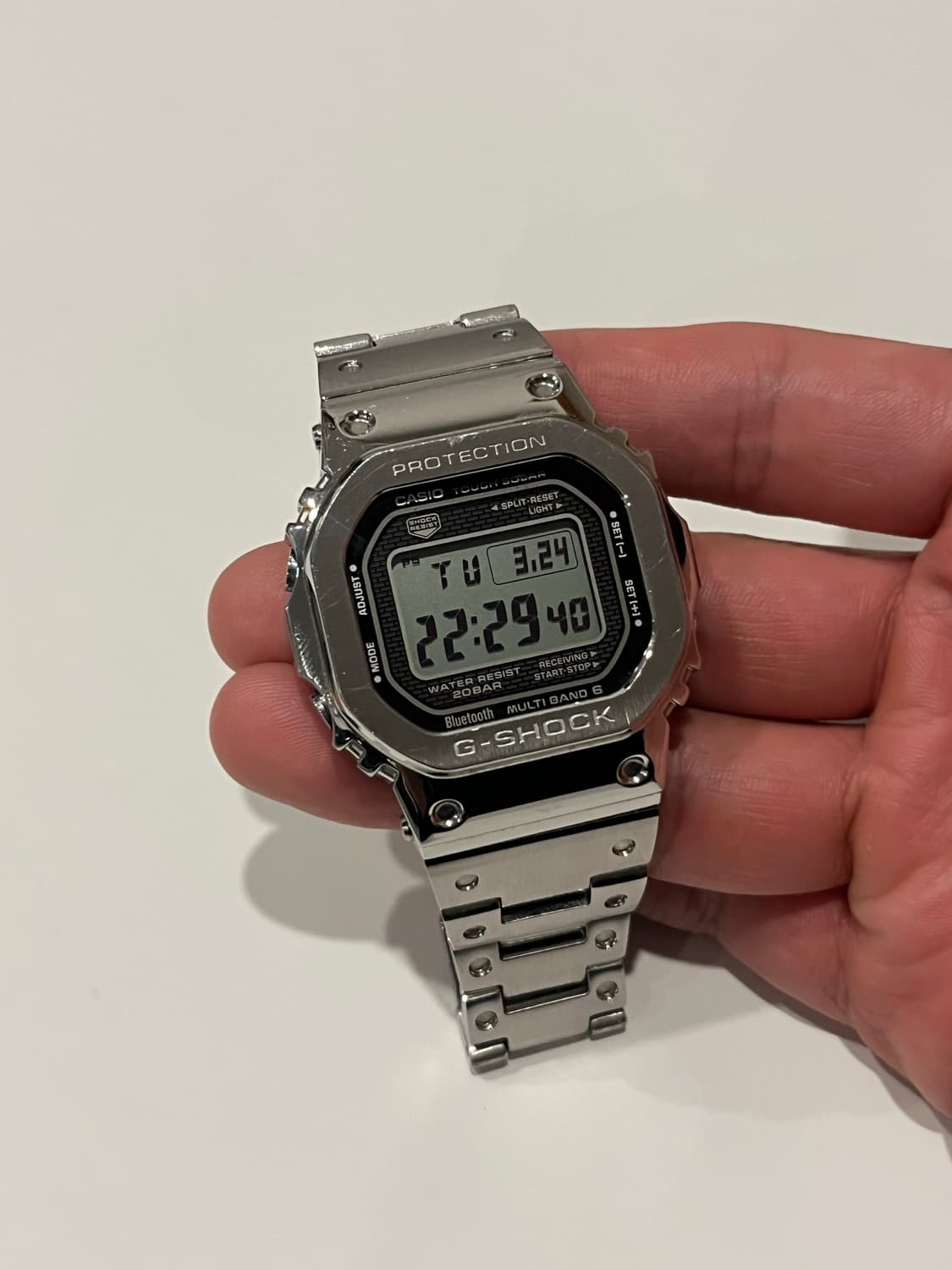 지샥 GMW-B5000 풀 메탈 실버 상품이미지2