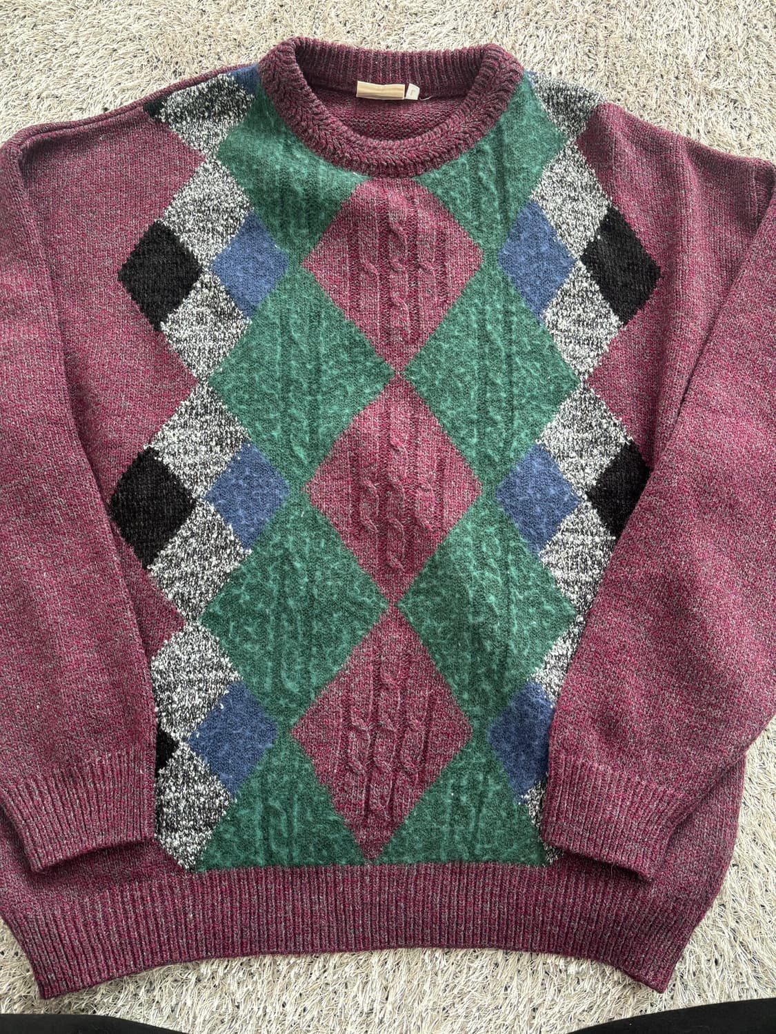 이태리제 SAND 울 니트 사이즈 105-110 상품이미지1