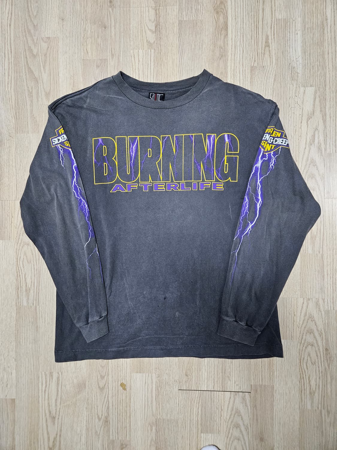 세인트미카엘 할리데이비슨 롱티셔츠 XL 상품이미지1