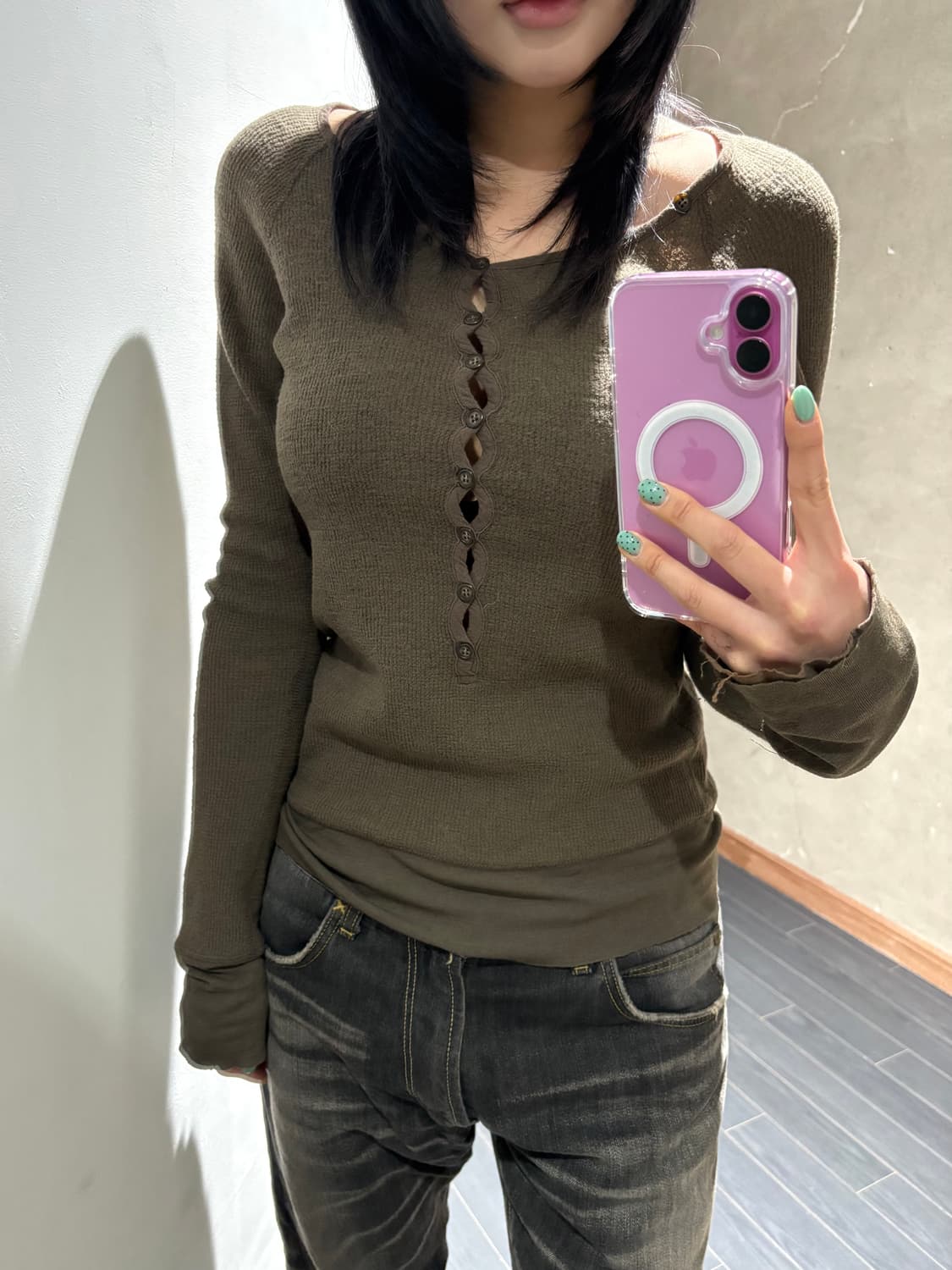 L.G.B 헨리넥 롱슬리브 상품이미지1