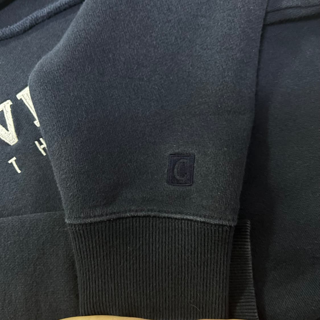 커버낫 네이비 쭈리 후디 남성M 상품이미지5