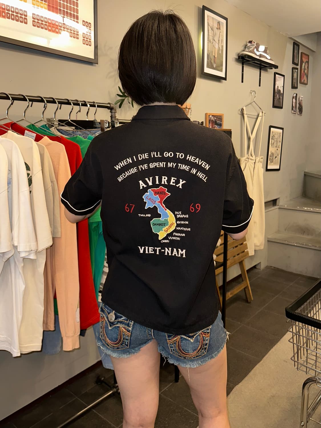 Avirex Viet-nam war camp collar shirt 상품이미지2
