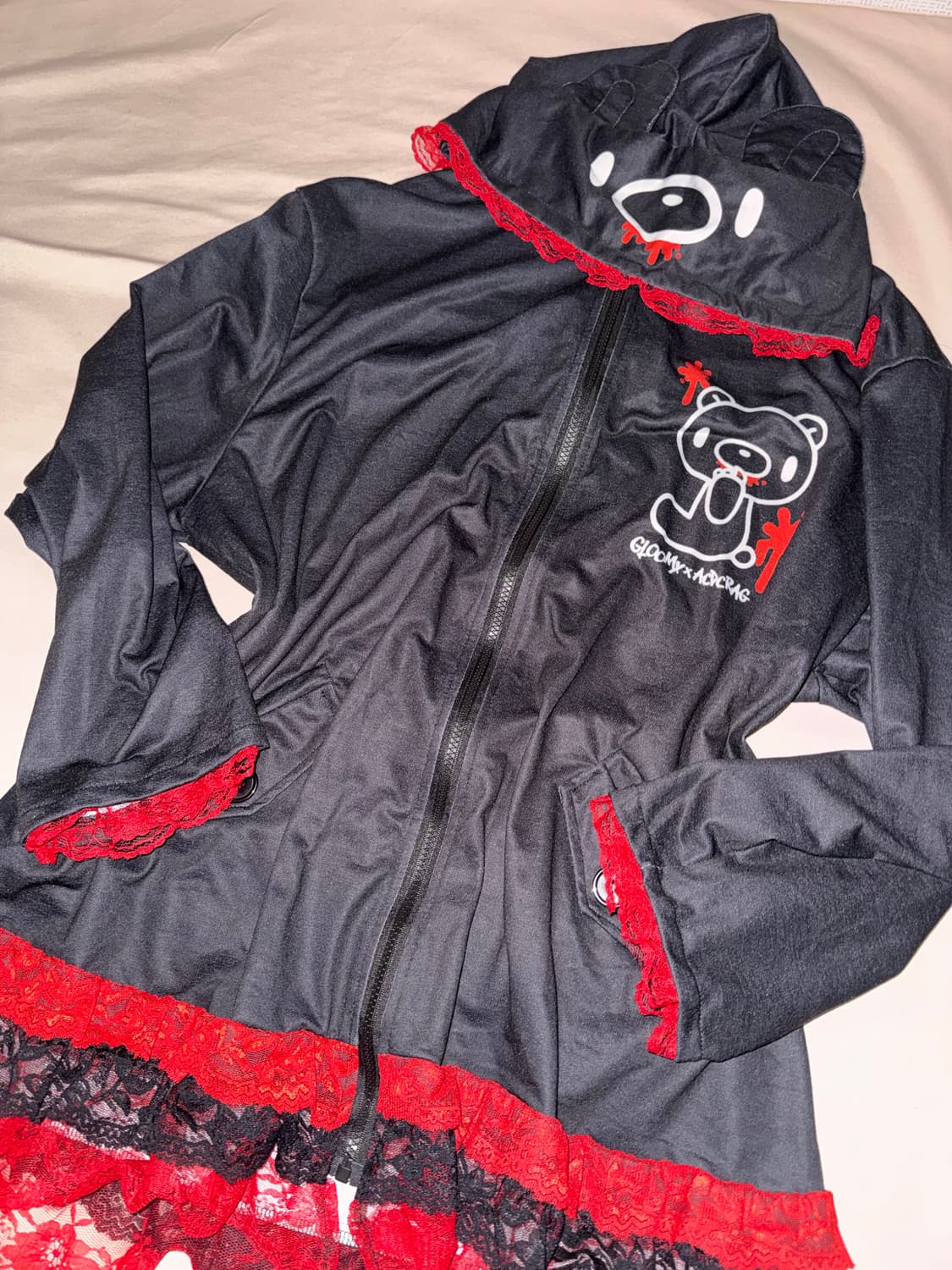 acdc rag 글루미베어 후드집업 원피스 상품이미지3