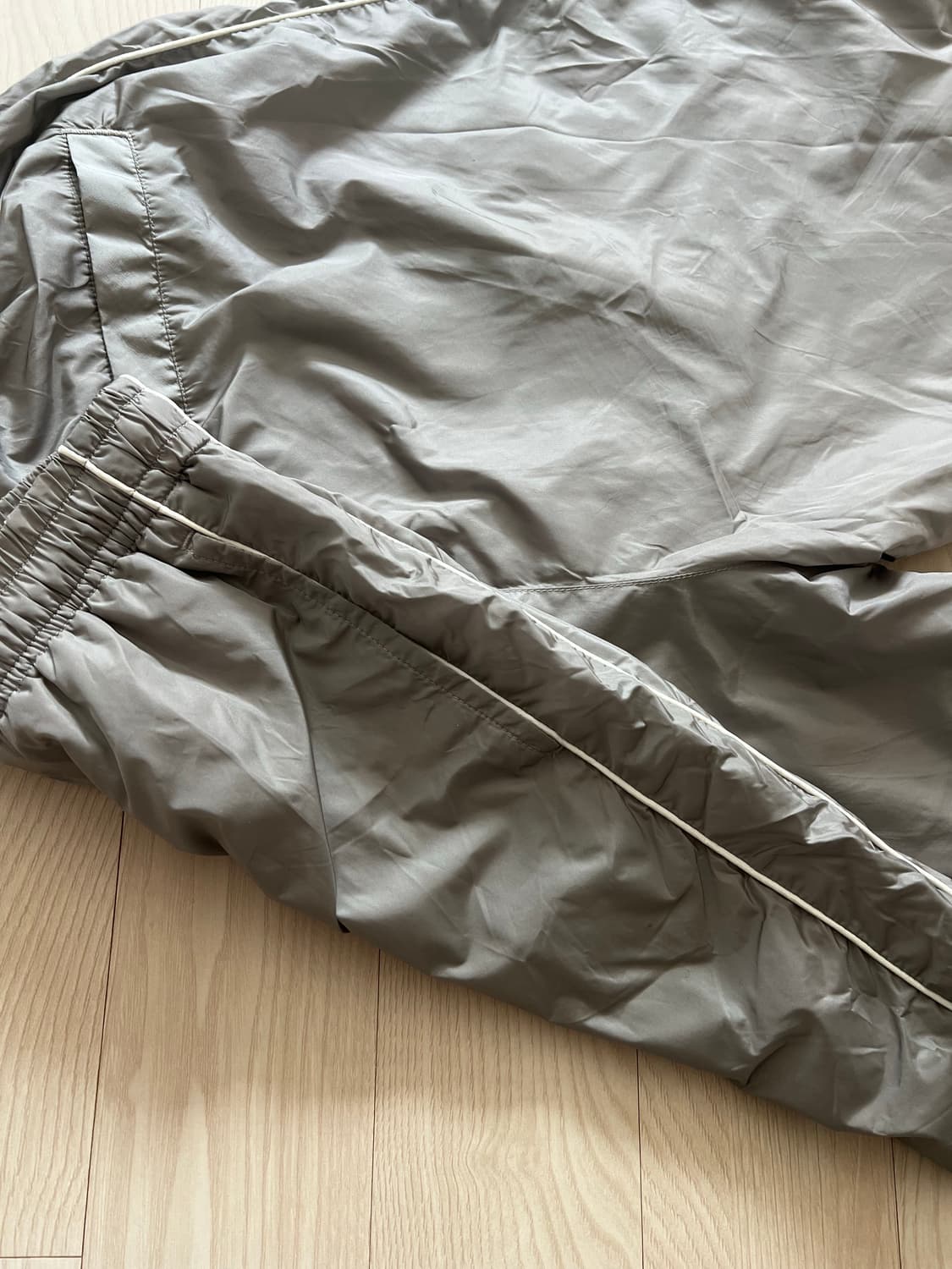 [L] 제네럴아이디어 나일론 와이드 팬츠 상품이미지7