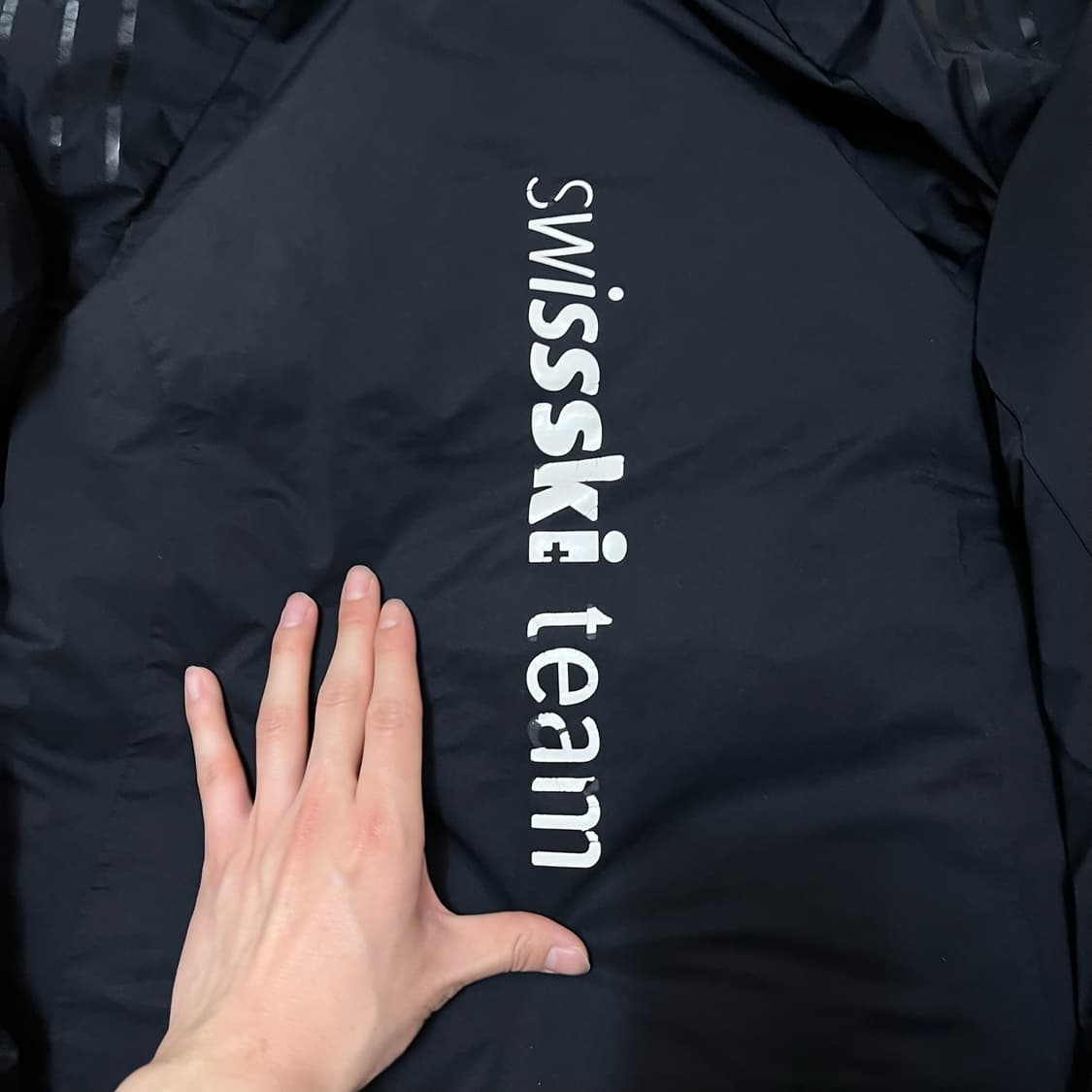데상트 아우디 스위스 스키팀 덕다운 후드 패딩 XXL/110  상품이미지8