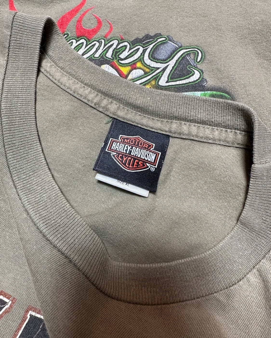 할리데이비슨 2006 프린팅 티셔츠 made in usa 상품이미지7