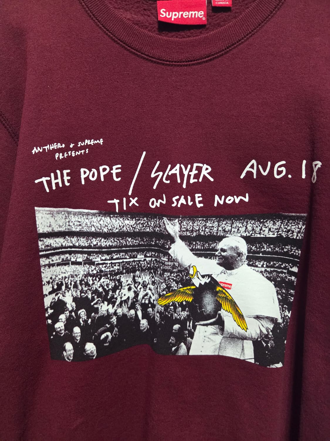 슈프림 안티히어로 스웻 상품이미지2