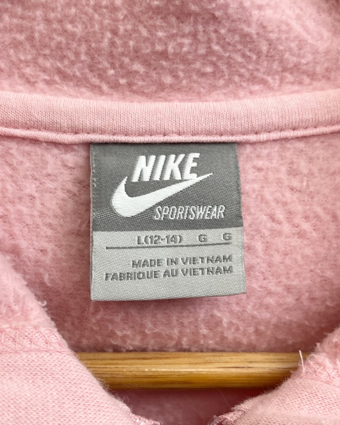 나이키 00s 베이비 핑크 후드집업 상품이미지8
