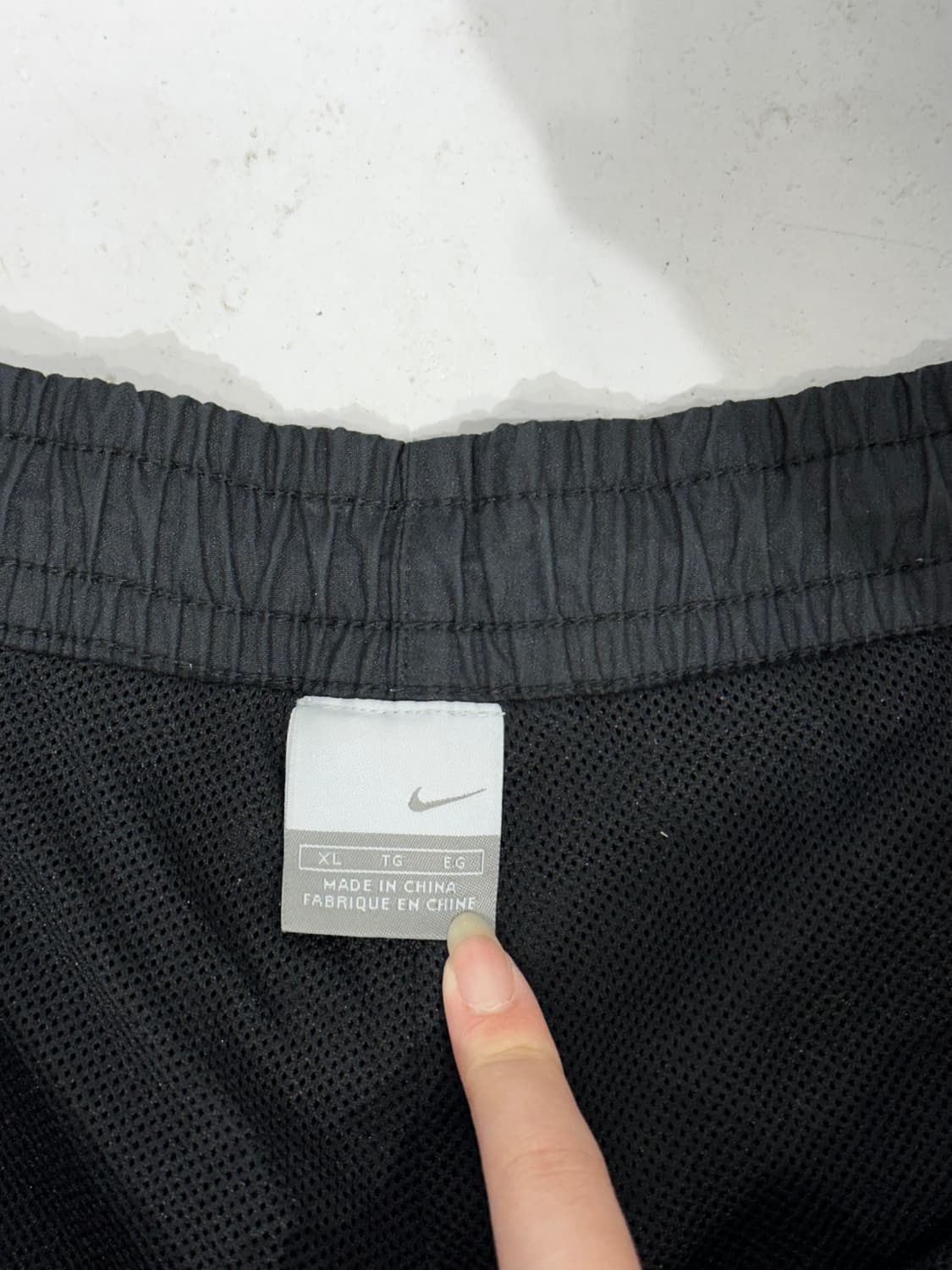 00s 나이키 블랙 와이드 트랙 팬츠 XL 상품이미지7