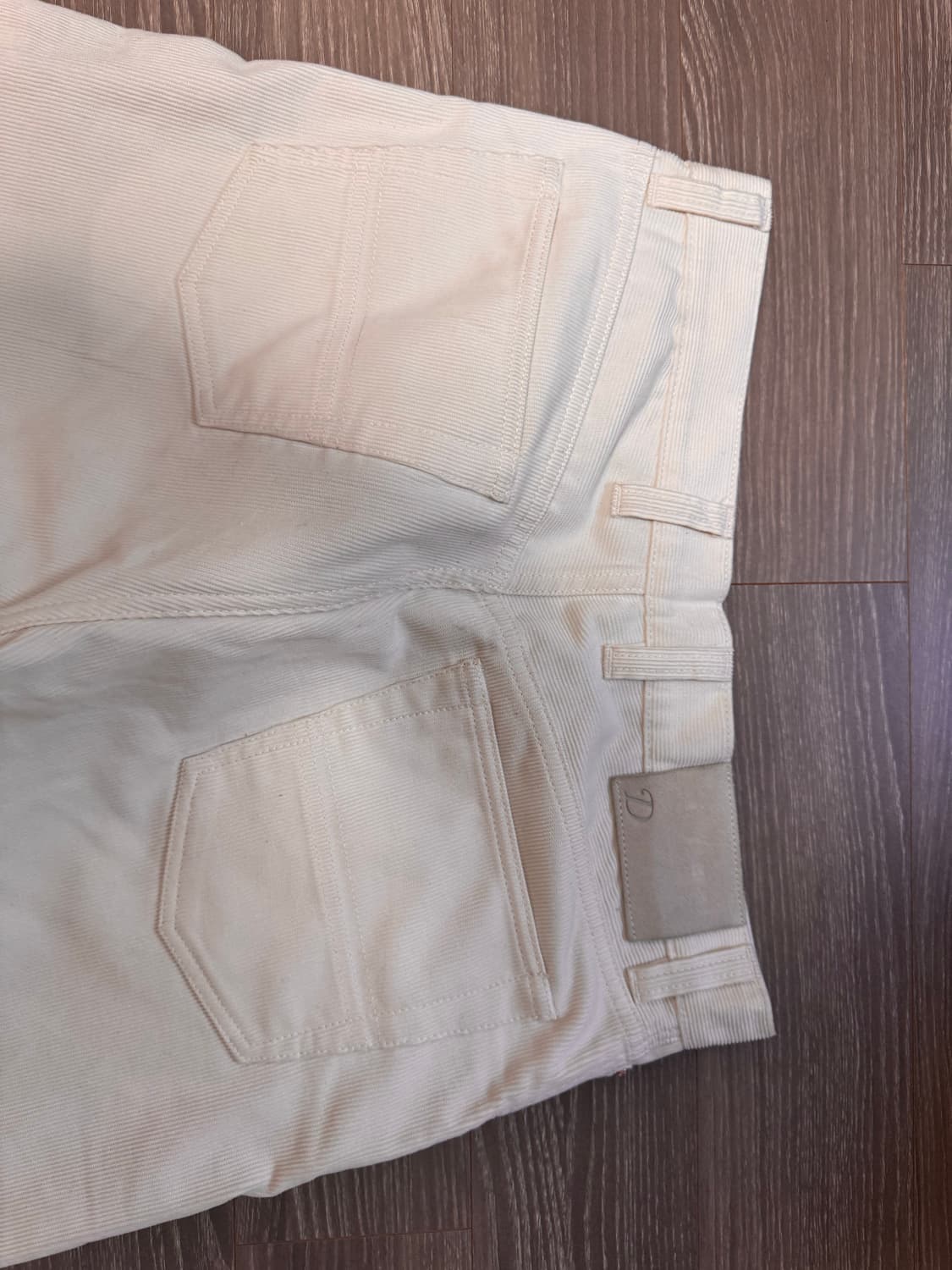 드레익스 섬머 코듀로이 에크루 셀비지 팬츠 33사이즈 팝니다. 상품이미지3