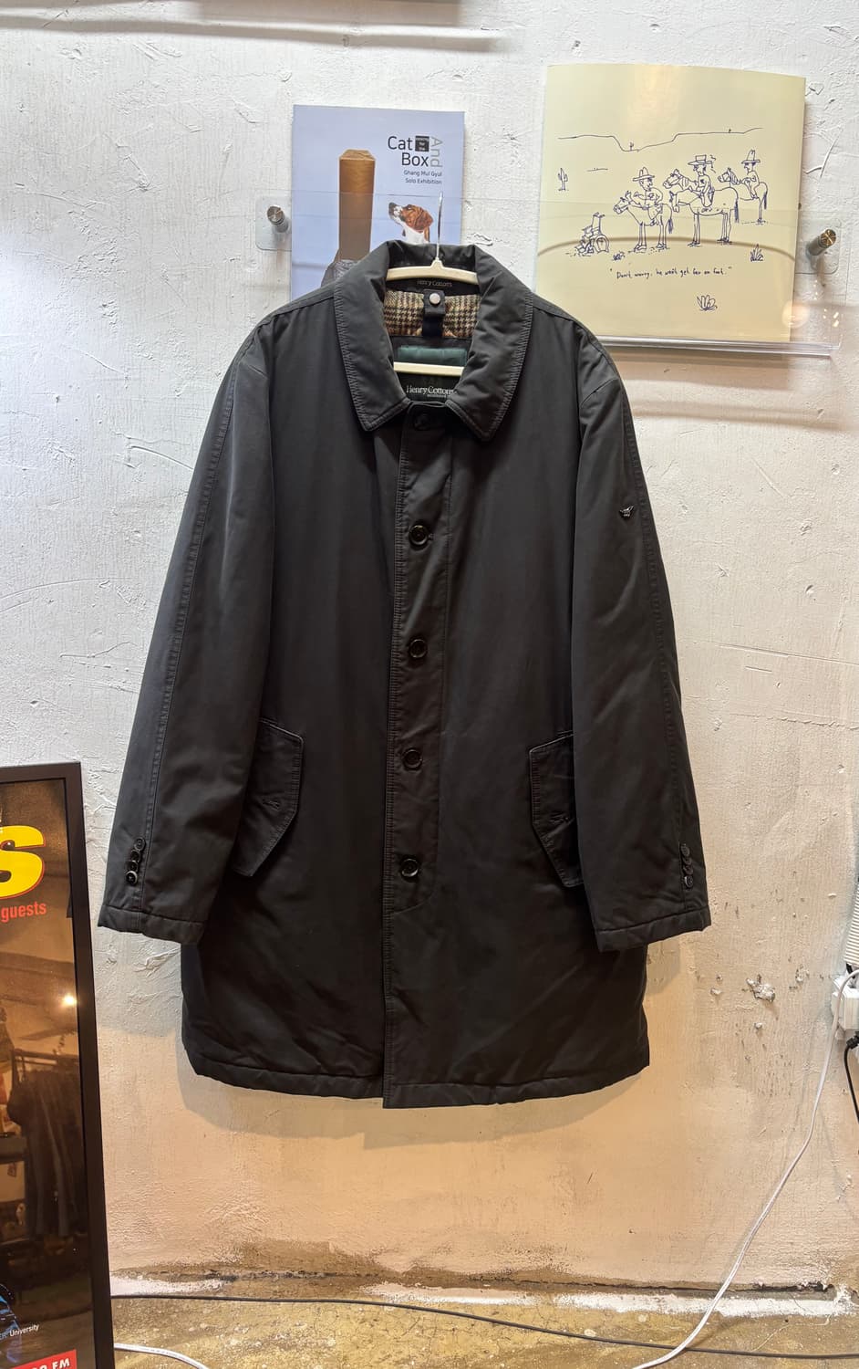 헨리코튼 구스다운 파일럿 코트/차콜 상품이미지3