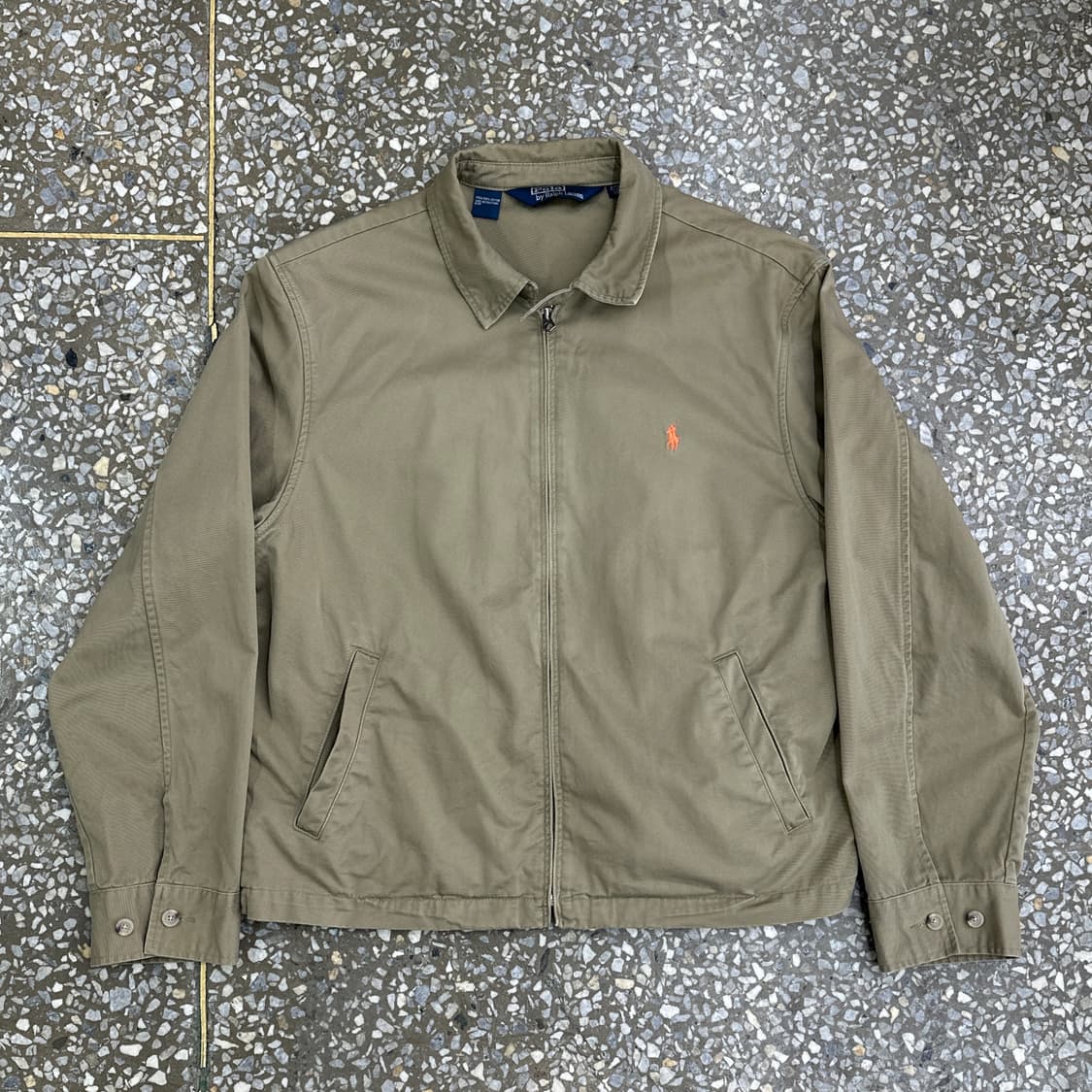 90s 폴로 랄프로렌 코튼 트윌 스윙탑 자켓 XL 상품이미지1