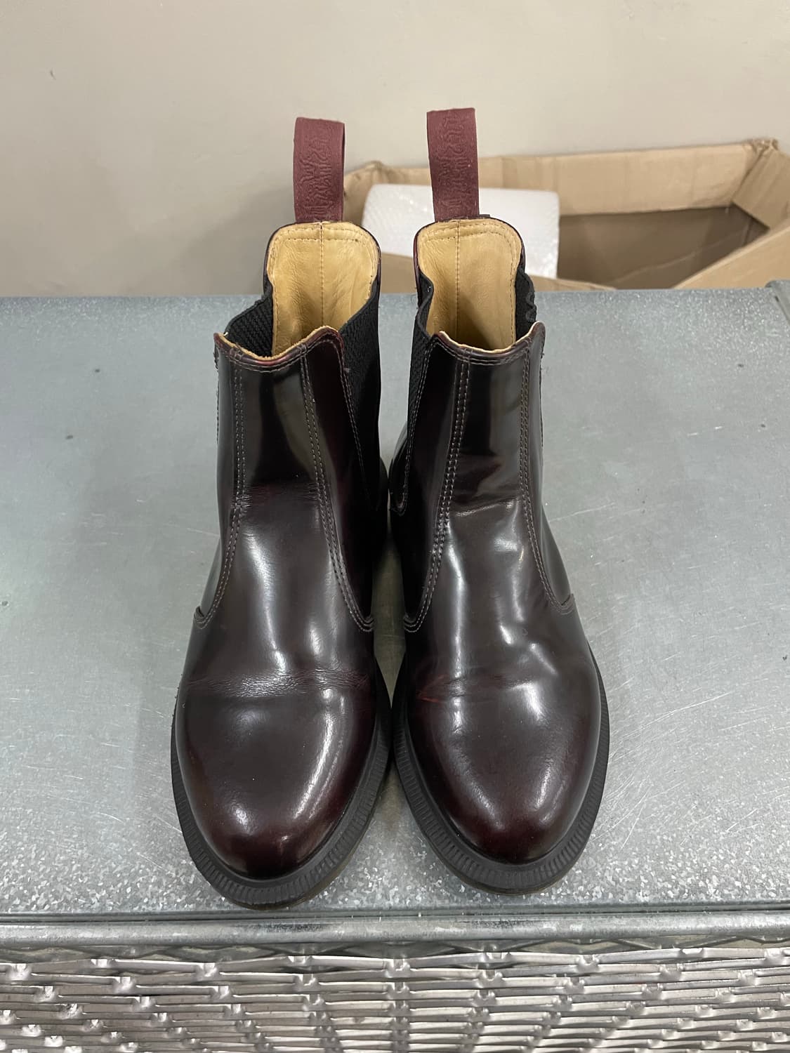 닥터마틴 플로라 첼시부츠 체리 레드 uk3 상품이미지5