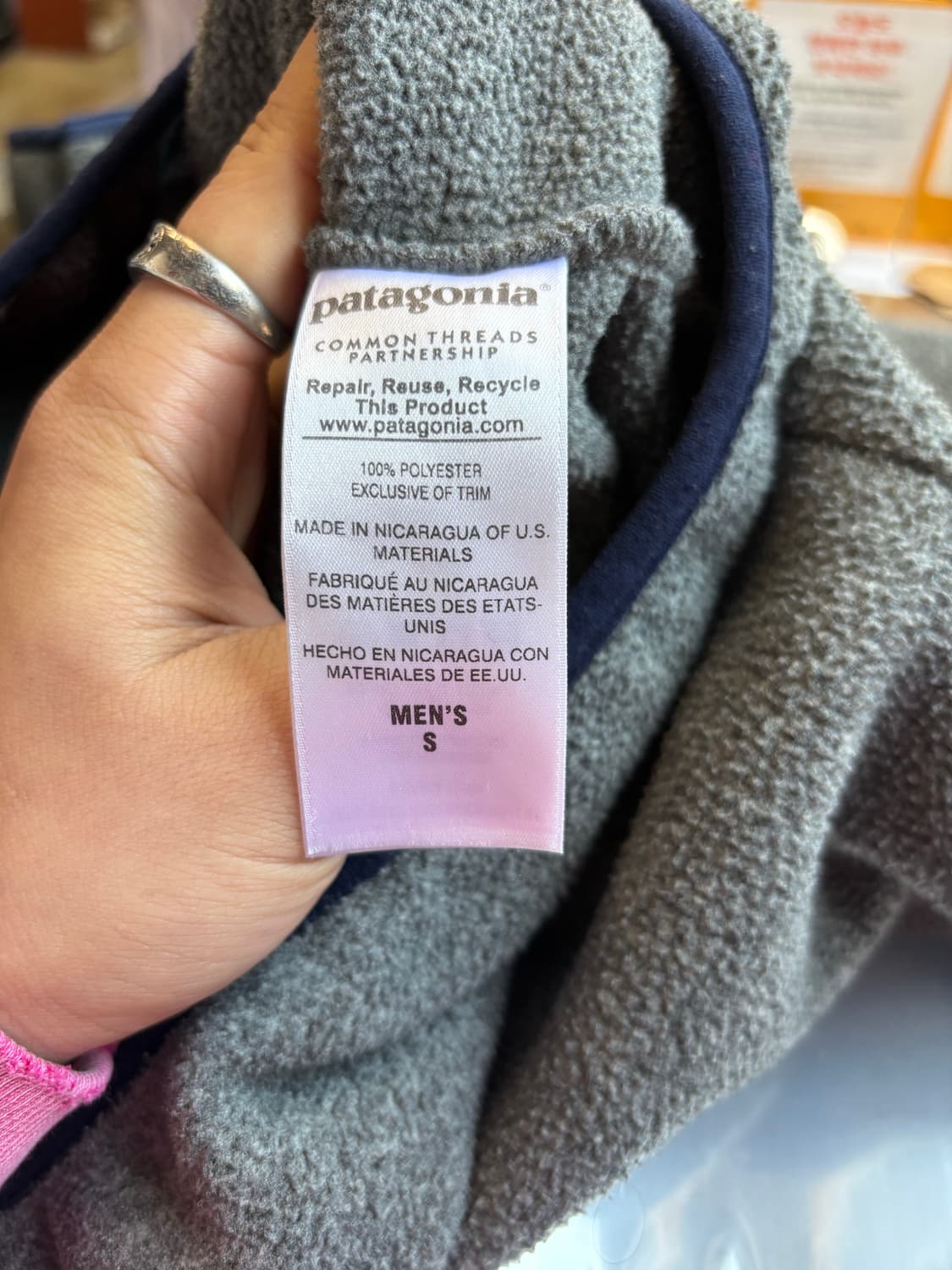 파타고니아 FA15 신칠라 미켈네이비 상품이미지6