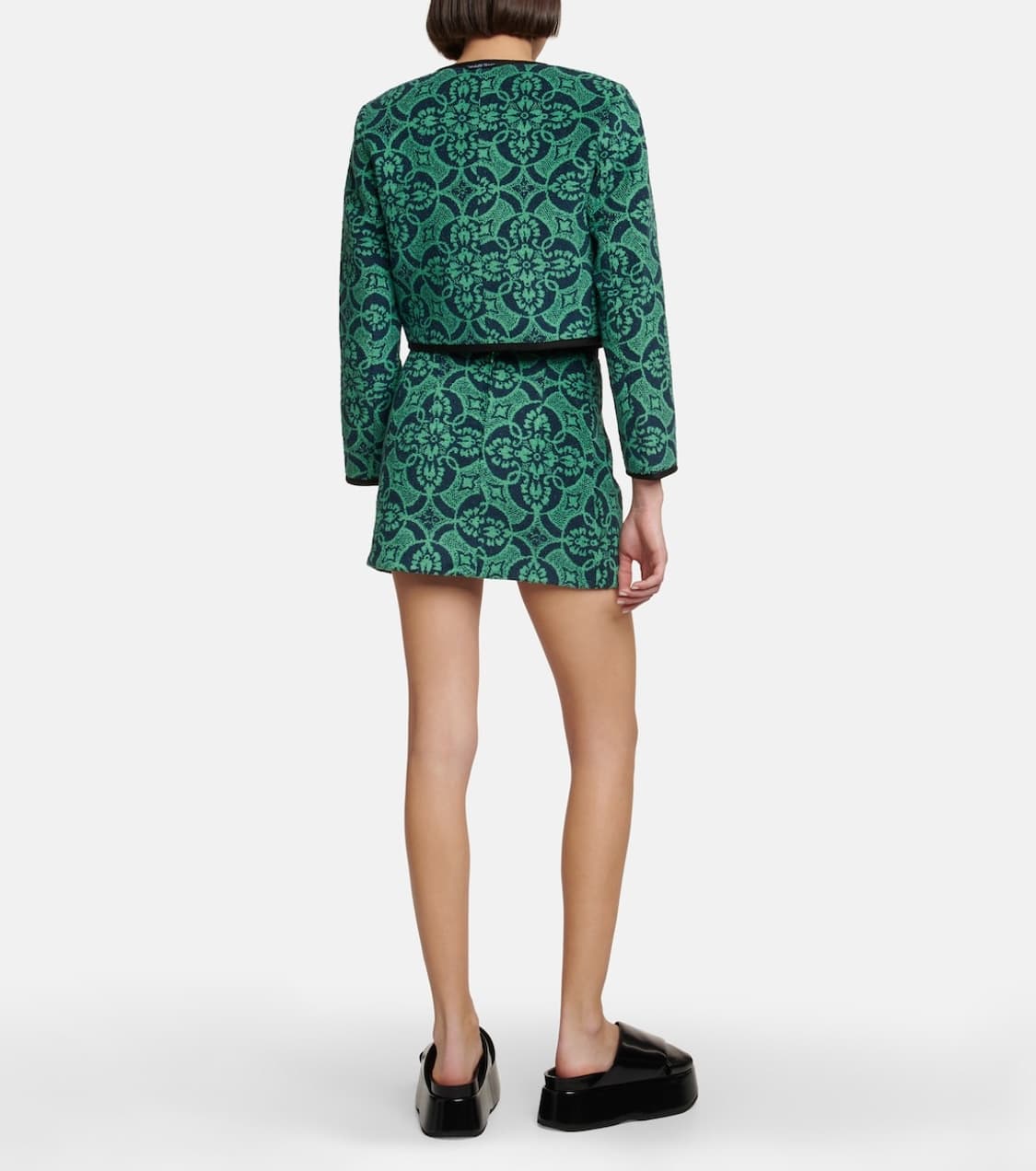 마린세르 문패턴 크롭자켓 상품이미지9