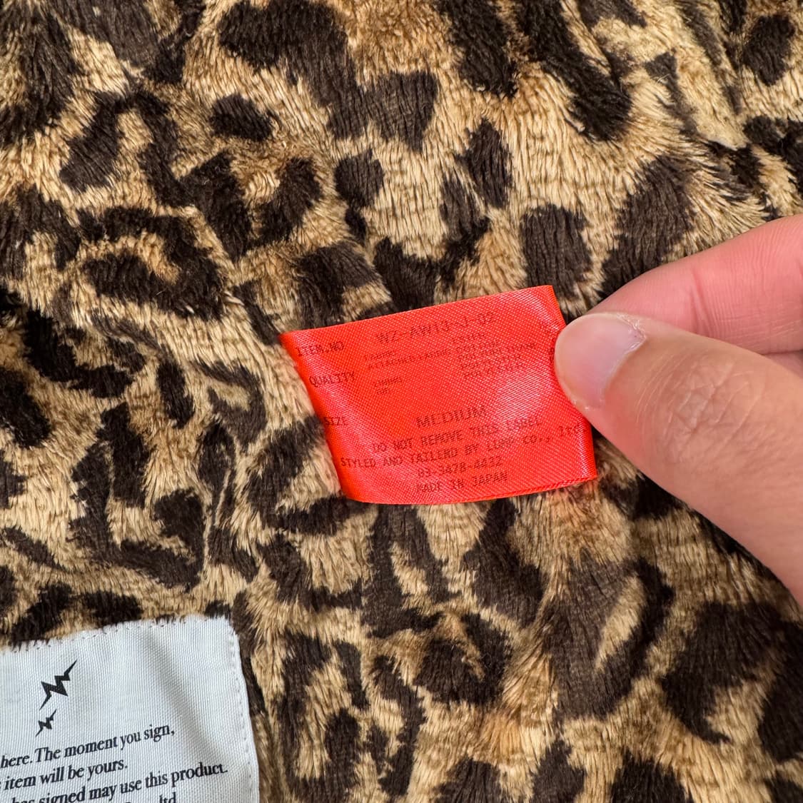 WHIZ LIMITED Leopard Fur Lining Jacket 상품이미지9