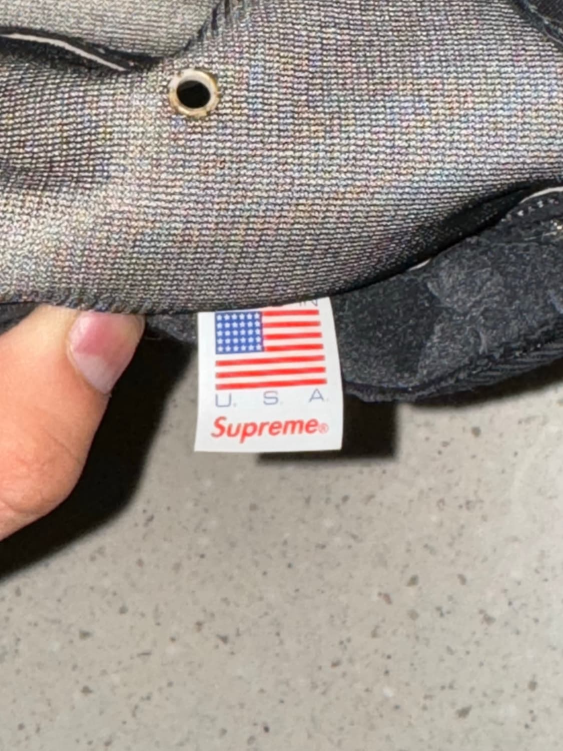 슈프림 스네이크 스킨 캠프캡 상품이미지3