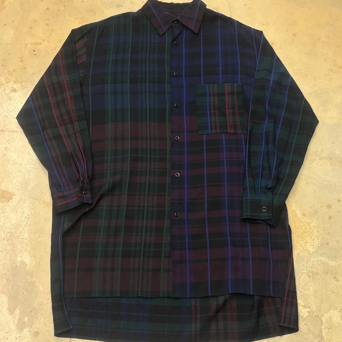 🫶🏻 요지야마모토 체크 셔츠 🫶🏻 상품이미지1