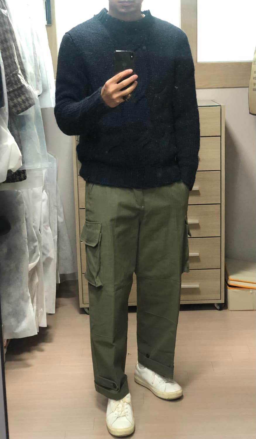 네이비 스웨터 (WISEGUY) 상품이미지10