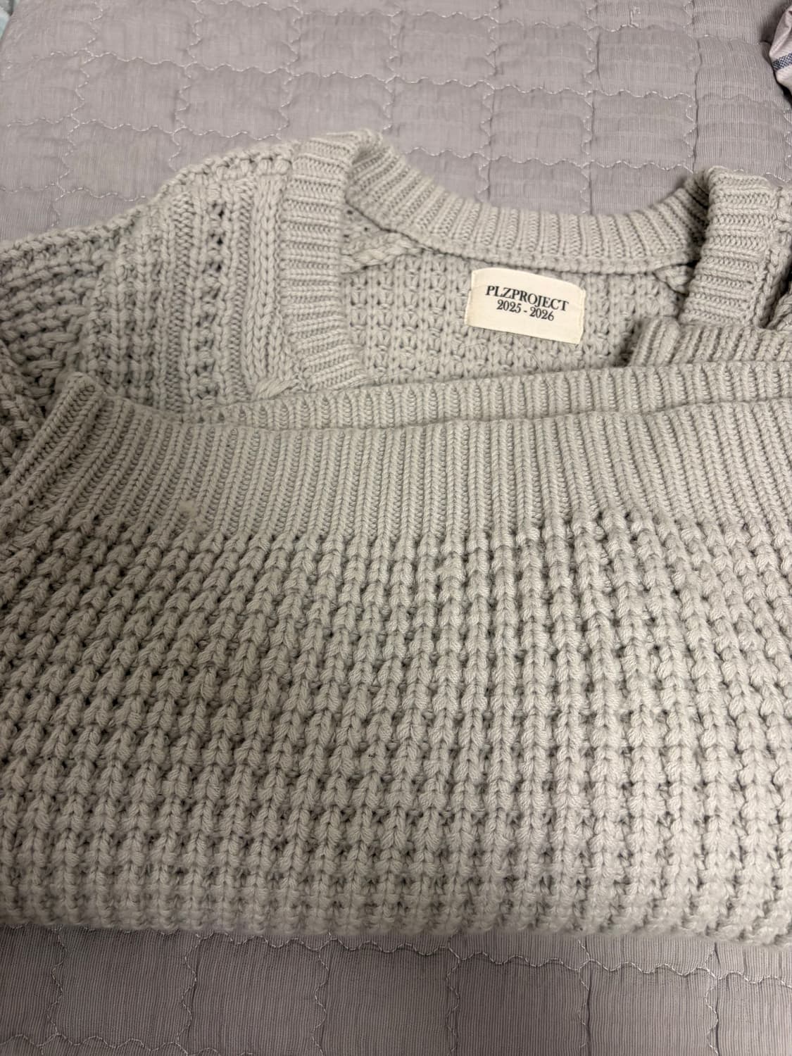 플리즈프로젝트 브이넥 니트 상품이미지7