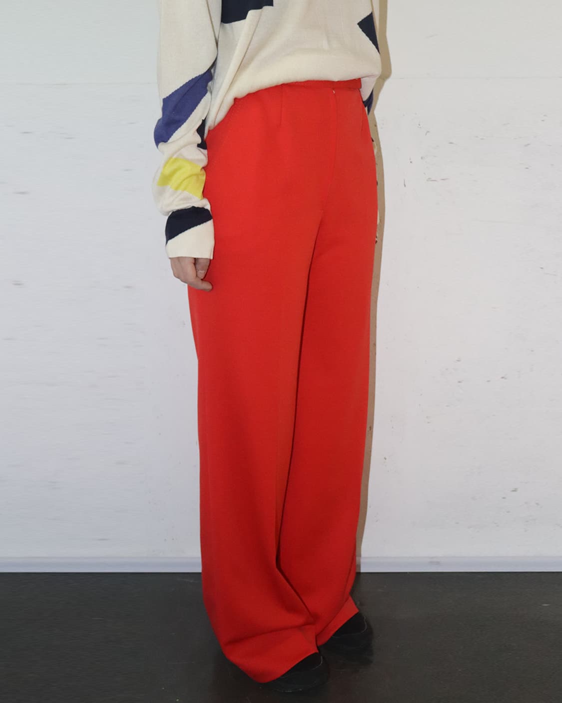 JPN 빈티지 부츠컷 팬츠 레드 상품이미지2