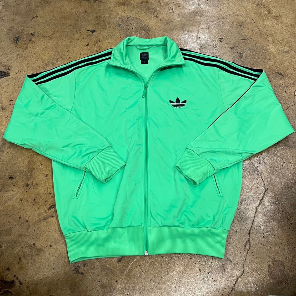 아디다스 그린 형광 구파이어버드 져지 트랙탑 115 상품이미지2